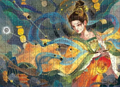 Puzzle w tubie - Cudowny byk, 300 elementów