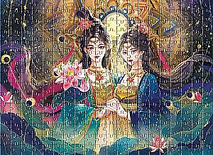 Puzzle w tubusie - Cudowne bliźniaki, 300 elementów