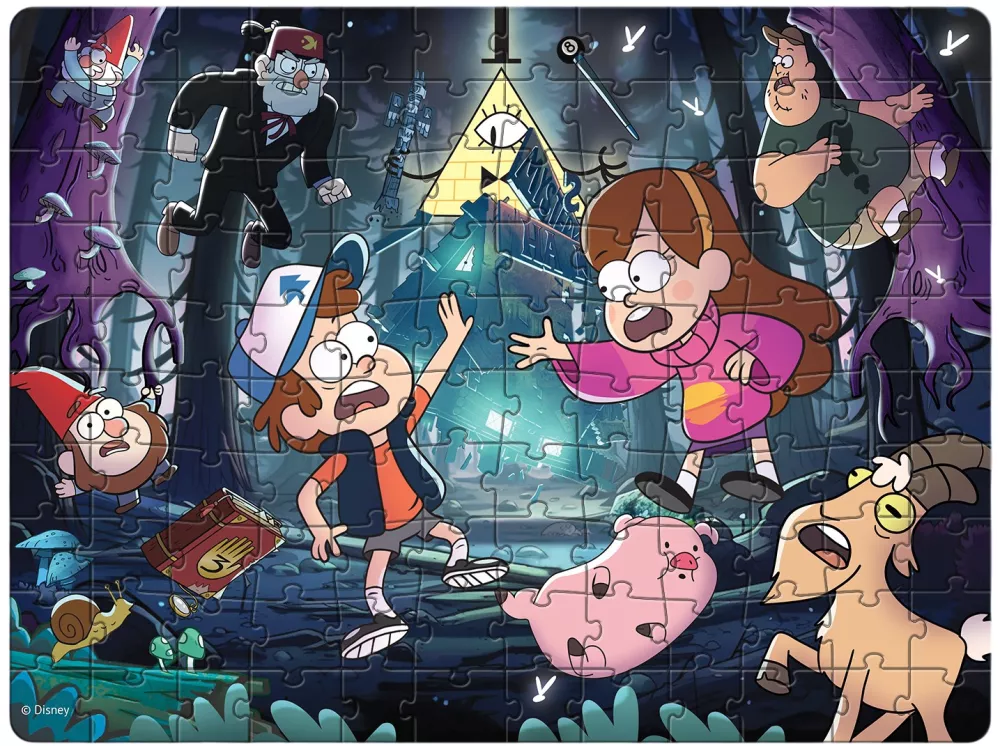 Puzzle świecący - Teoria nienormalności, 120 elementów