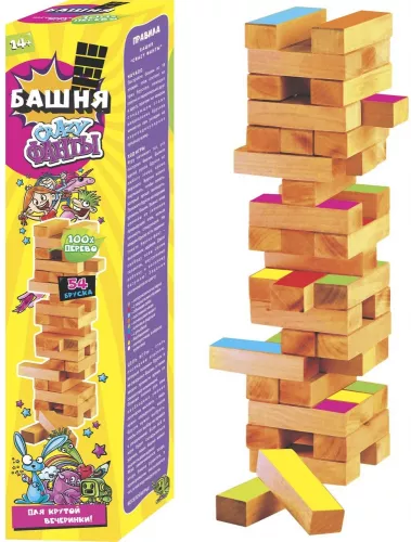 Настольная игра - Башня. Crazy фанты