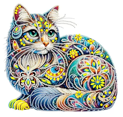 Deimantinė mozaika - KATĖ, 20x20 cm