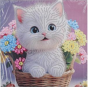 Алмазная мозаика - КОТИКИ, 30х30 см, в ассортименте