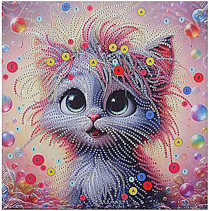 Алмазная мозаика - КОТИКИ, 30х30 см, в ассортименте