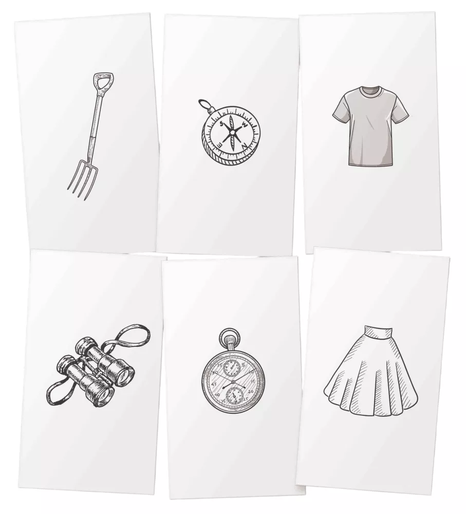 Who Goes Where? Professions. 48 Cards