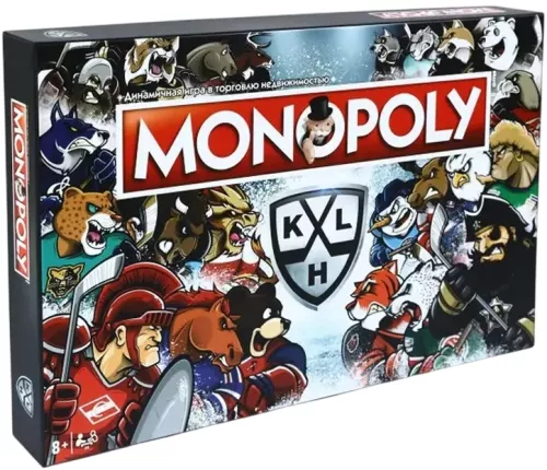 Настольная игра - Монополия. КХЛ Маскоты