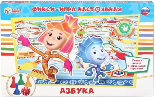 Настольная игра-ходилка - Фиксики. Азбука