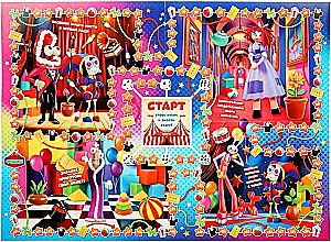 Настольная игра-ходилка - Удивительный цирк