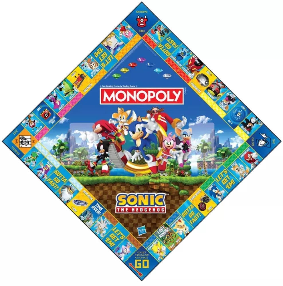 Gra planszowa - Monopoly. Sonic