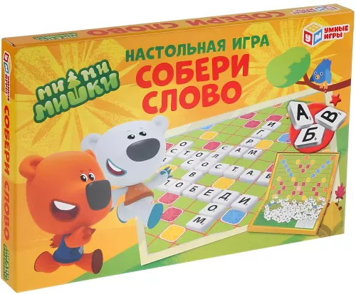 Настольная игра - Собери слово. Ми-ми-мишки