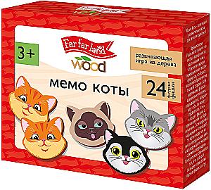 Настольная игра - Мемо. Коты