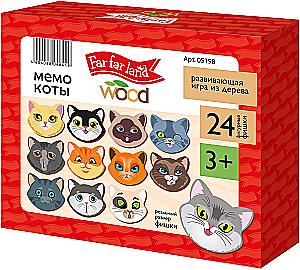 Настольная игра - Мемо. Коты