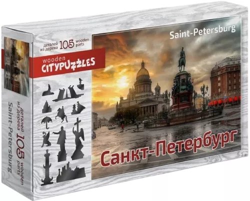 Пазл - Санкт-Петербург, 105 деталей