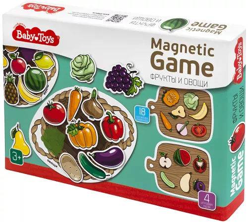 Magnētiskā spēle - Augļi un dārzeņi