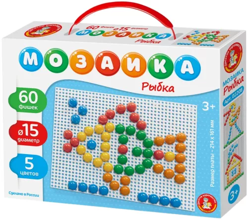 Мозаика - Рыбка, 60 деталей