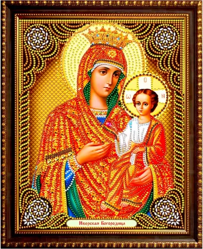 Diamantmalerei - IVERSKA ICON, 27x33 cm