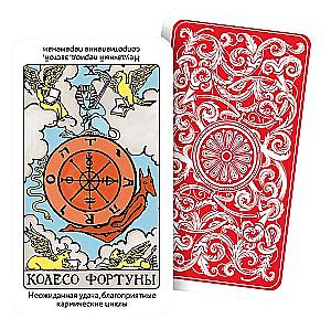 Rider-Waite Tarot for Learning with Hints (78 Cards in a Box)
