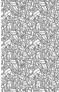 Бабулин огород. Раскраска на поиск предметов