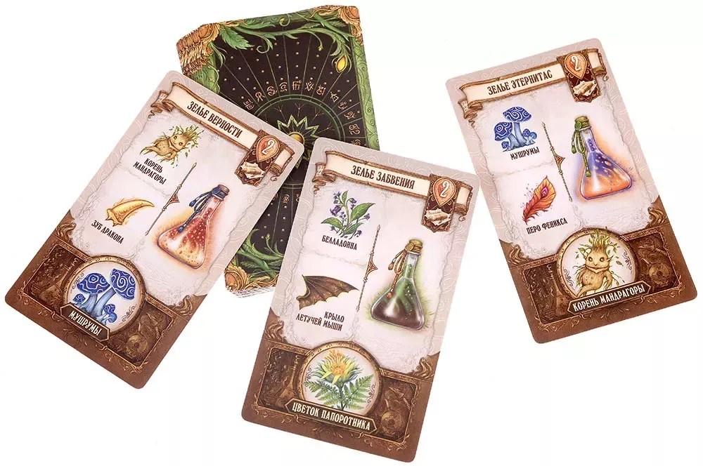 Brettspiel - Alchemie. Magieschule