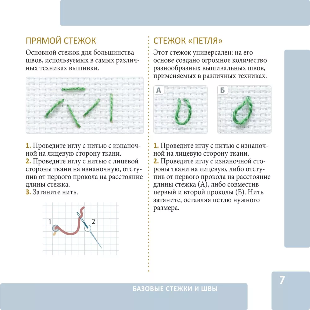 ВЫШИВКА. 100 универсальных ШВОВ и СТЕЖКОВ. Карманный гид