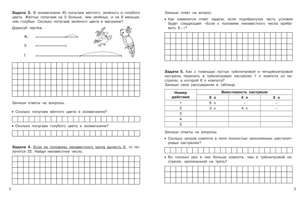 Unkonventionelle Aufgaben in der Mathematik. 3-4 Klassen
