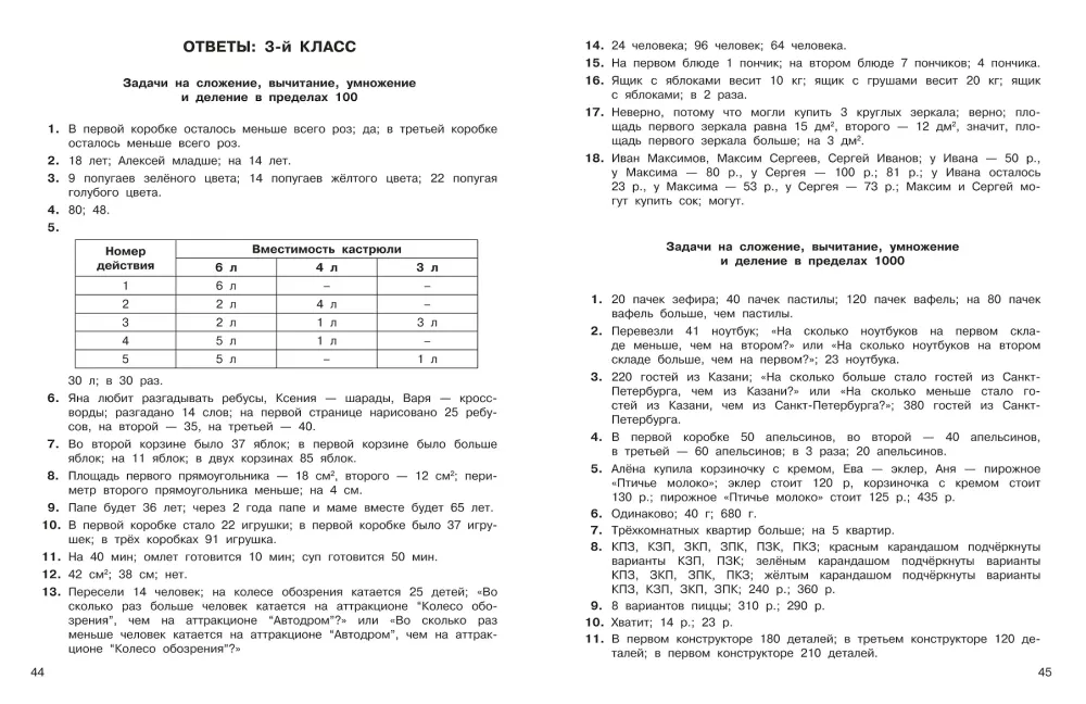Unkonventionelle Aufgaben in der Mathematik. 3-4 Klassen