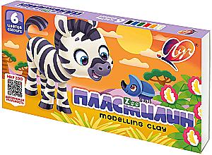 Plasticine - ZOO, 6 colors