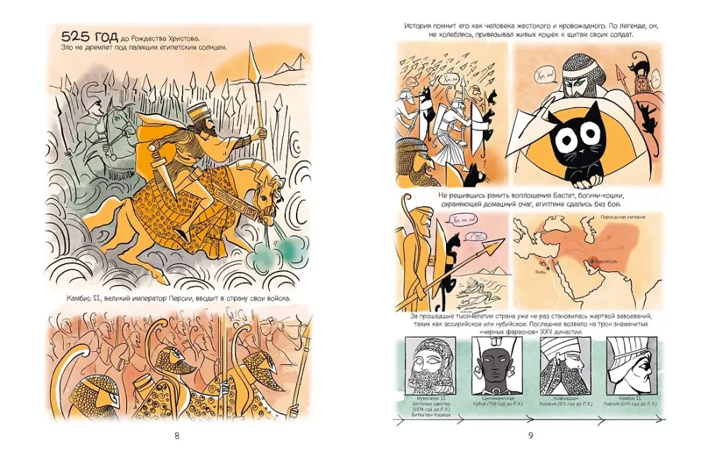 In Search of Lost Egypt: 3000 Years of History in Comics