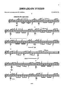 Gitarristen-Lesebuch. Etüden für sechssaitige Gitarre. Band 2