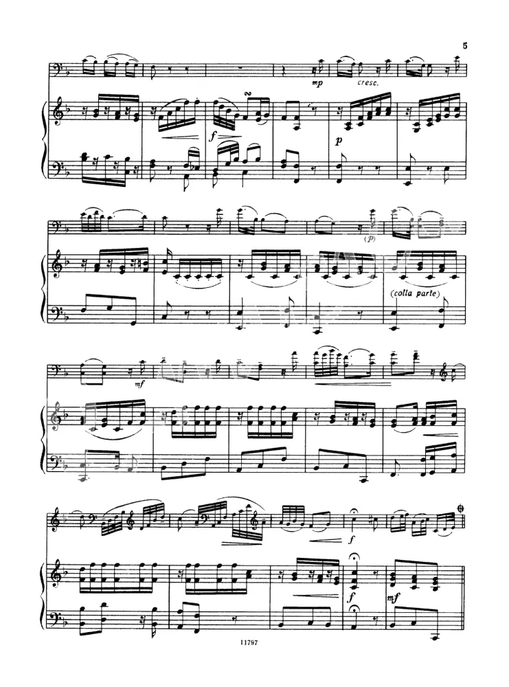 Mozart für Kinder. Beliebte Stücke. Bearbeitung für Violoncello und Klavier
