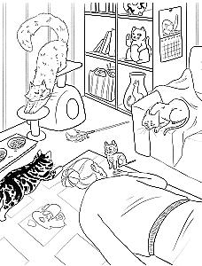 Die Katzen-Detektive. Die flauschigste Mal-Undervorrung