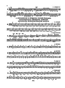 Ausgewählte Übungen für Violoncello
