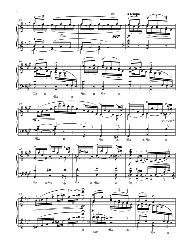 Arenski. Ausgewählte Werke für Klavier