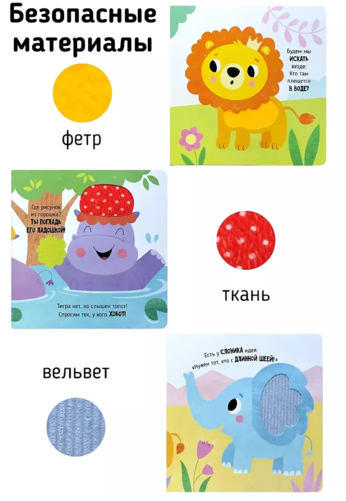 The Lion is Looking for a Friend. A Book with Tactile Elements
