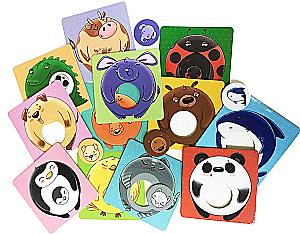 Mama und Baby. Puzzle-Sorter