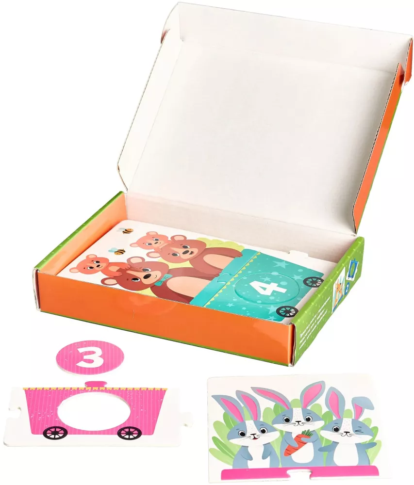 Tierzählung. Puzzle-Sorter