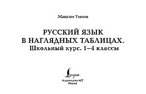 Russische Sprache in anschaulichen Tabellen. Schulischer Kurs. Klassen 1-4