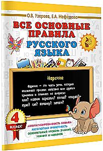 All Basic Rules of the Russian Language. 4th Grade