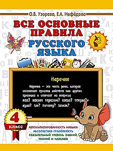 All Basic Rules of the Russian Language. 4th Grade