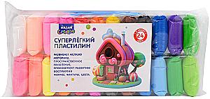 Superkerge plastiliin, 24 värvi