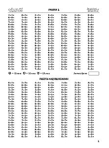 3000 examples in mathematics. Tests and verification works. 1st grade