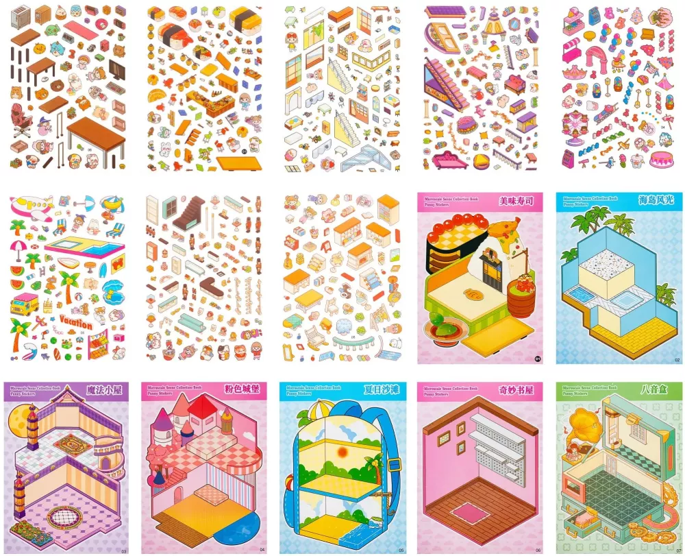 Sticker Album - RUMBOX. GIRLS, assorted