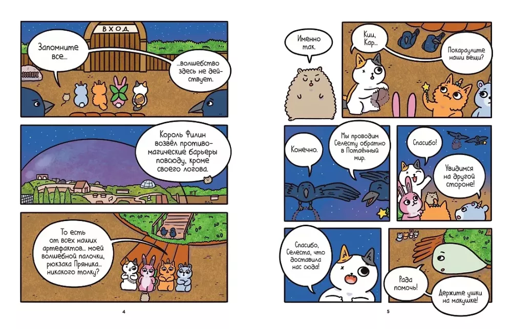 Die Abenteuer von Kater und Katze. Buch 6. Im Versteck des Königs der Eulen