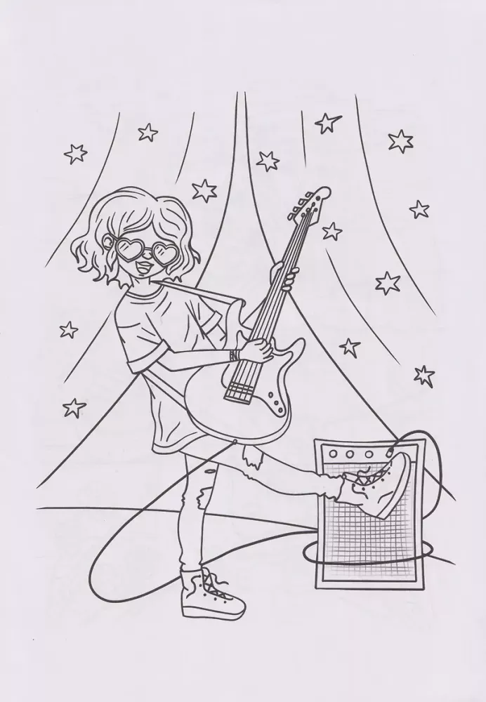 My Favorite Coloring Book. Modern Girls