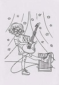 My Favorite Coloring Book. Modern Girls