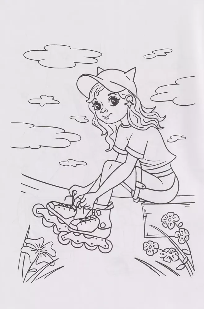 My Favorite Coloring Book. Modern Girls