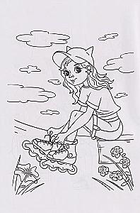 My Favorite Coloring Book. Modern Girls