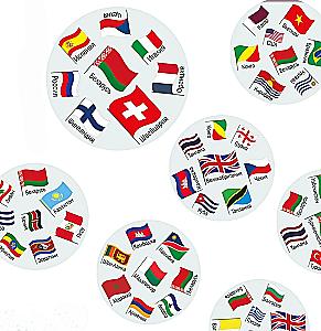 Board Game - Find and Grab. MEGAflagomania