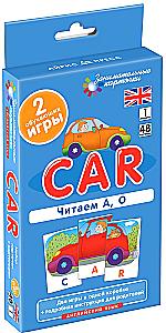 Angļu valoda. Mašīna (Car). Lasām A, O. Līmenis 1