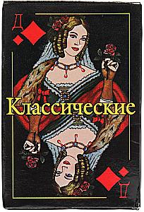 Игральные карты - Классические. Черные