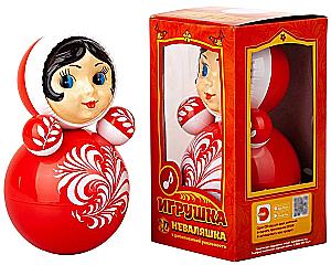 Игрушка-неваляшка - Кукла расписная, 26см